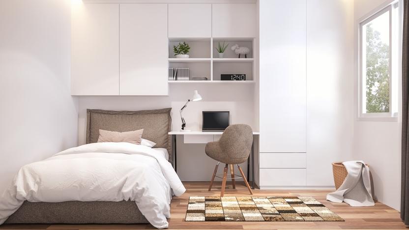 Wandschrank im Kinderzimmer